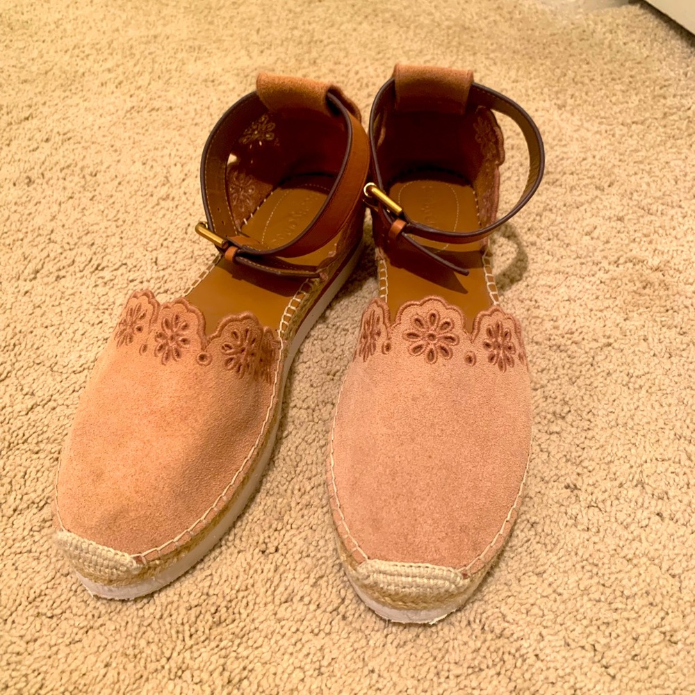 See By Chloe-Glyn Espadrille Sandal- 9.5